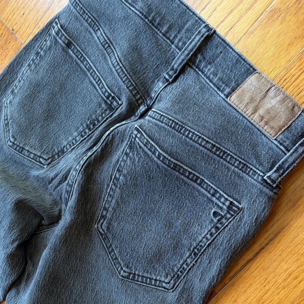 Madewell The Perfect Vintage Jean distressed black jeans